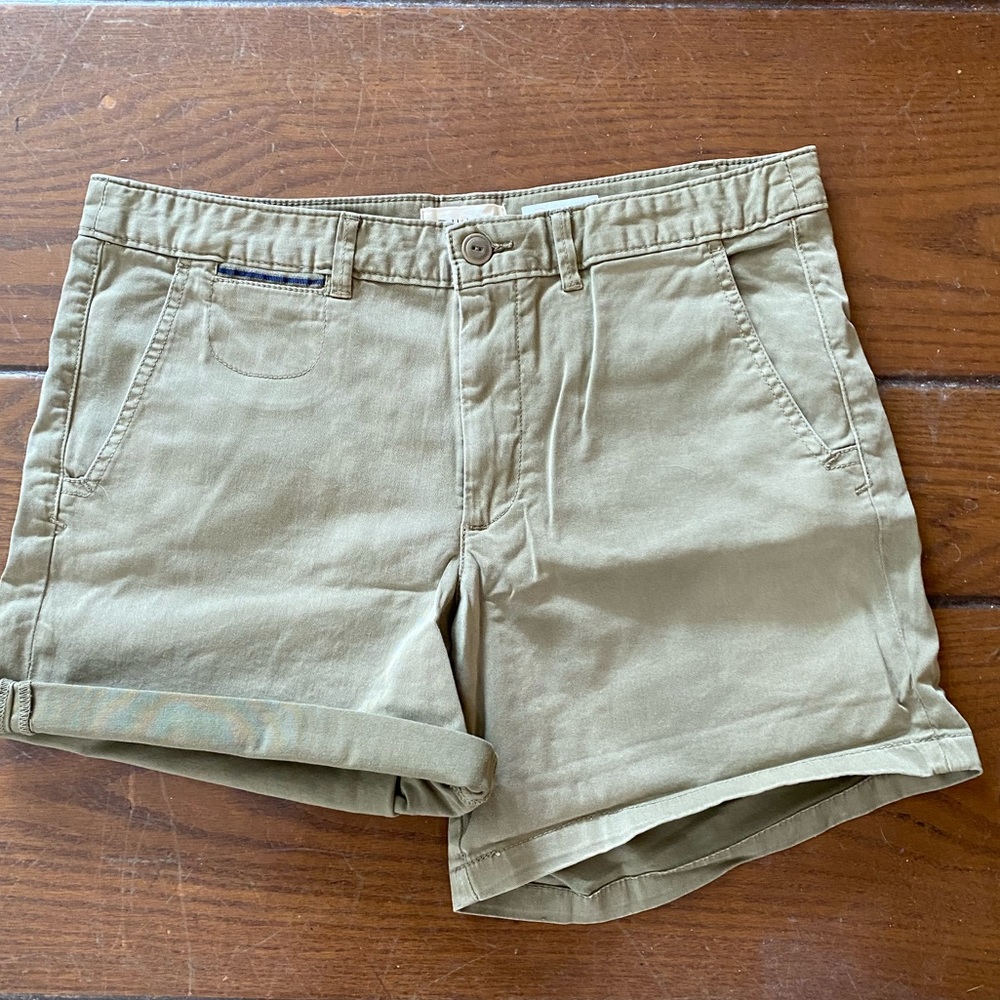 Anthropologie Chino 30 (10) Green Shorts - Picture 1 of 5